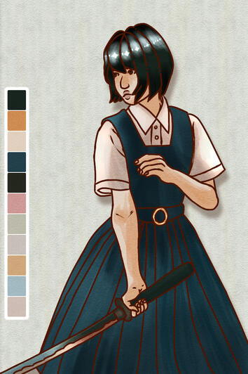 Pose practice (Reference from pinterest)