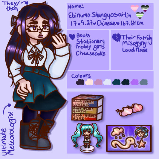 Ebinuma Shungyosai-Lin Character Sheet