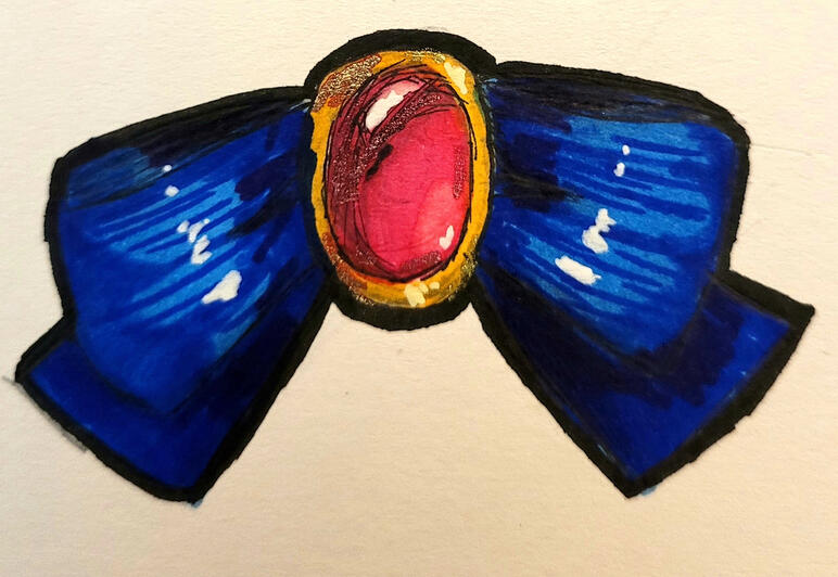 Bow close up-close up