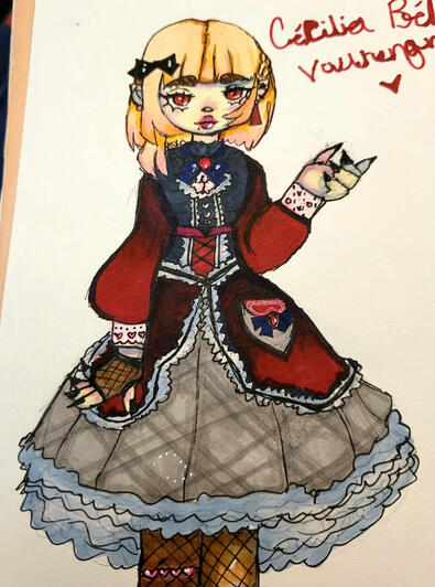 Outfit. (I love lolita fashion)